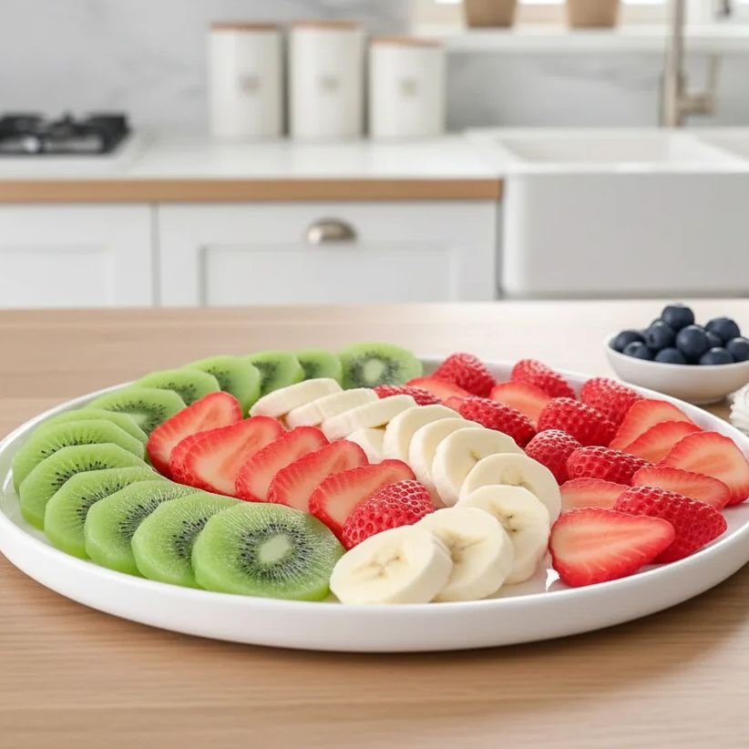 3D Printing Food - Simulated Fruit Slices (Strawberry, Banana, Kiwi),
