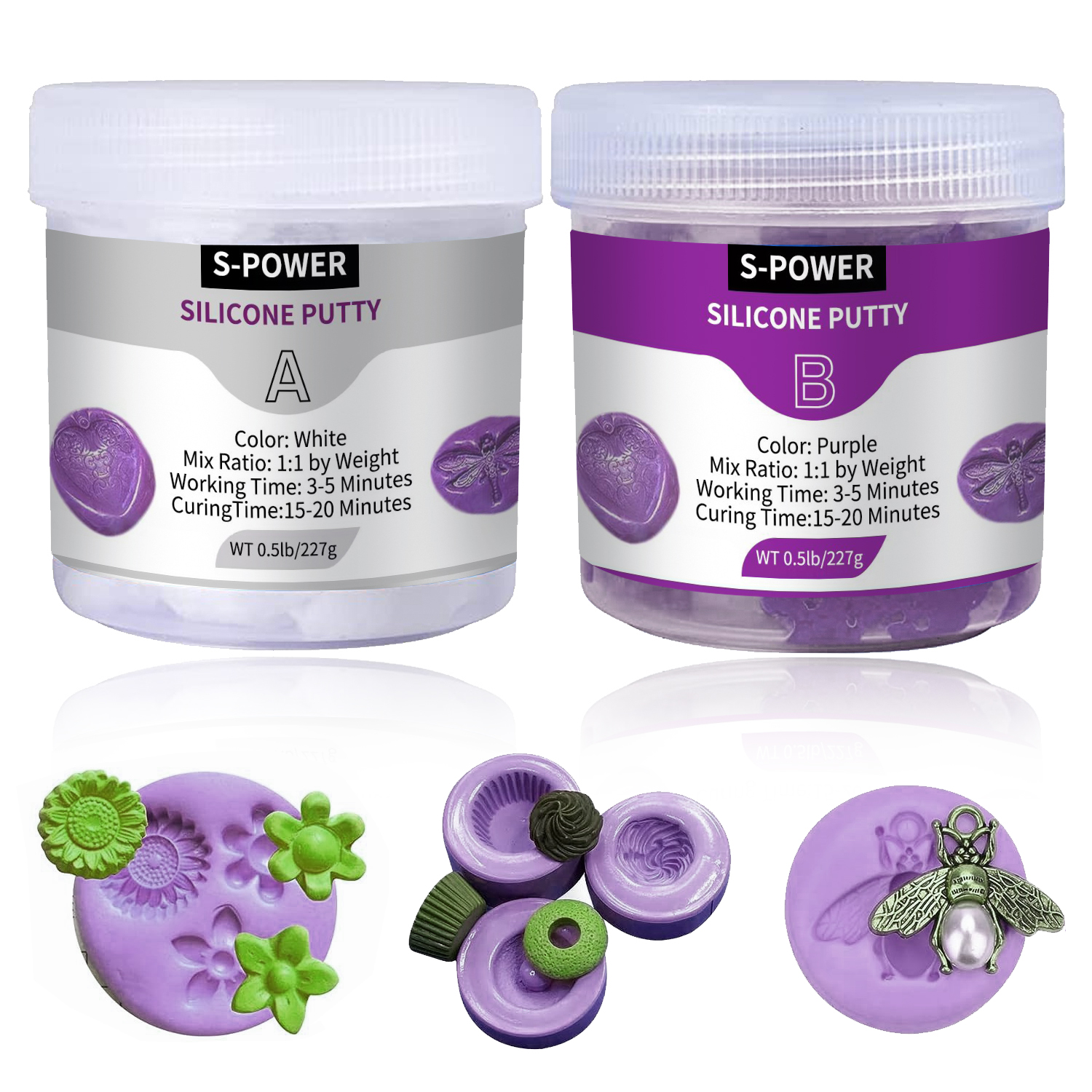 3D Print Isopropyl Alcohol - DIY Silicone Molding Putty Kit -