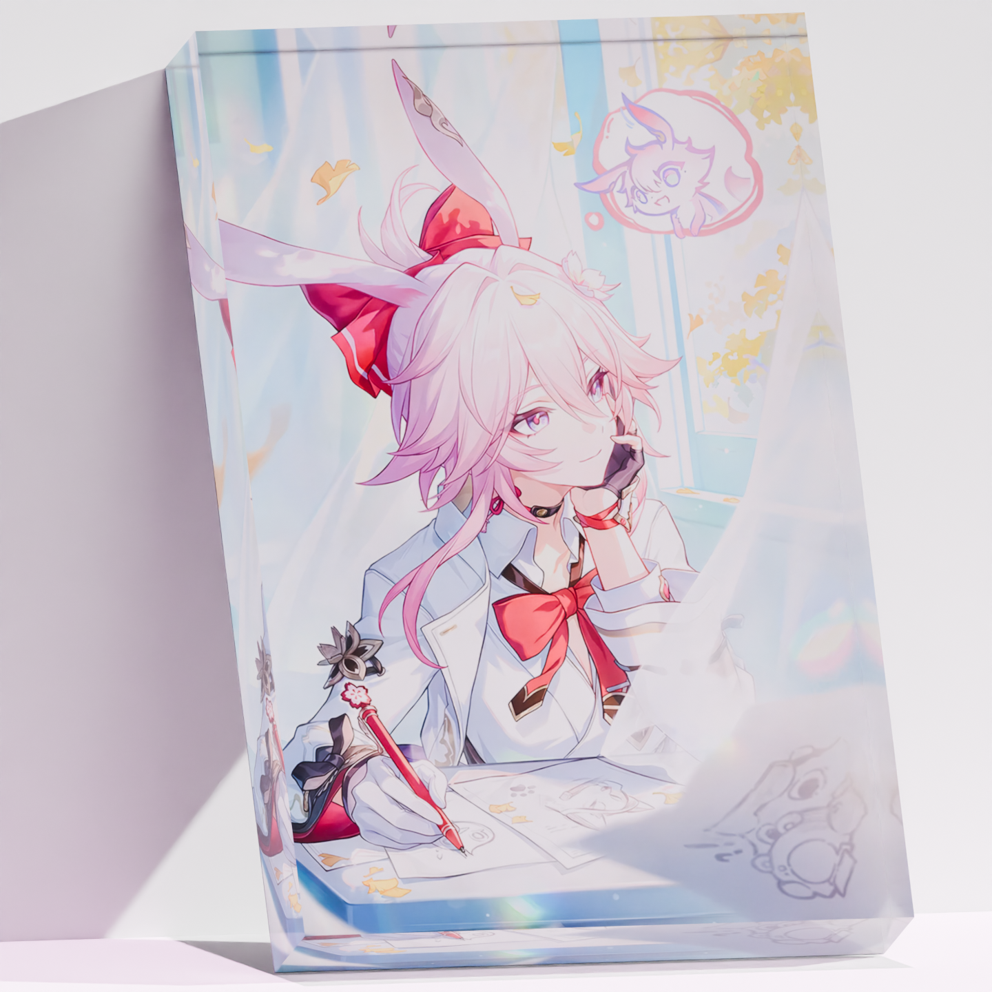 3D Printing Figure - Custom 3D Acrylic Crystal Block Honkai