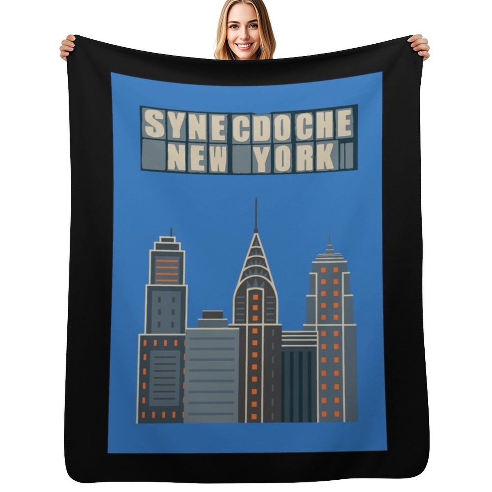 3D Printing York - Synecdoche New York Poster Throw Blanket