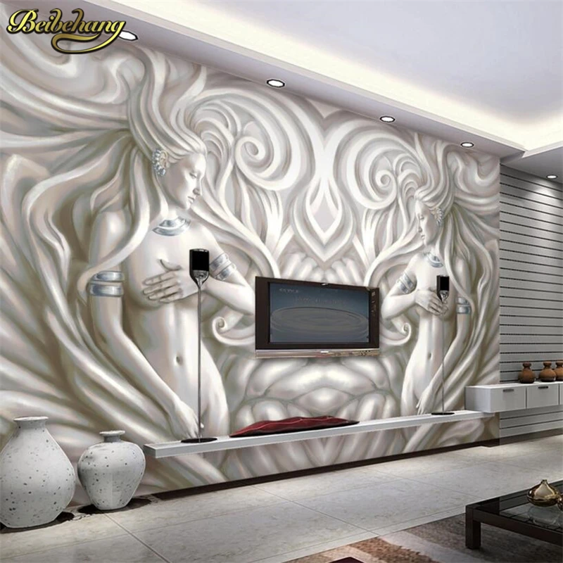 3D Printing Heat Resistant Material - custom Abstract Art Mural Wallpaper papel
