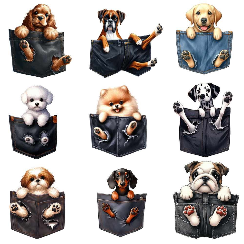 3D Printing Vinyl - 8cm New Pocket Dog Animals Iron
