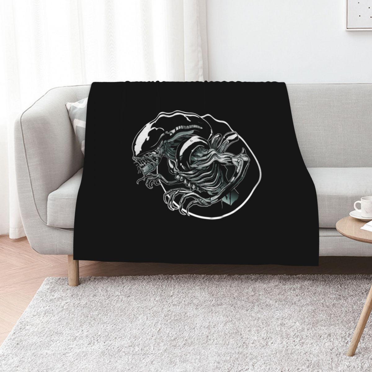 3D Printing Xenomorph - aliens xenomorph Throw Blanket Cozy Warm