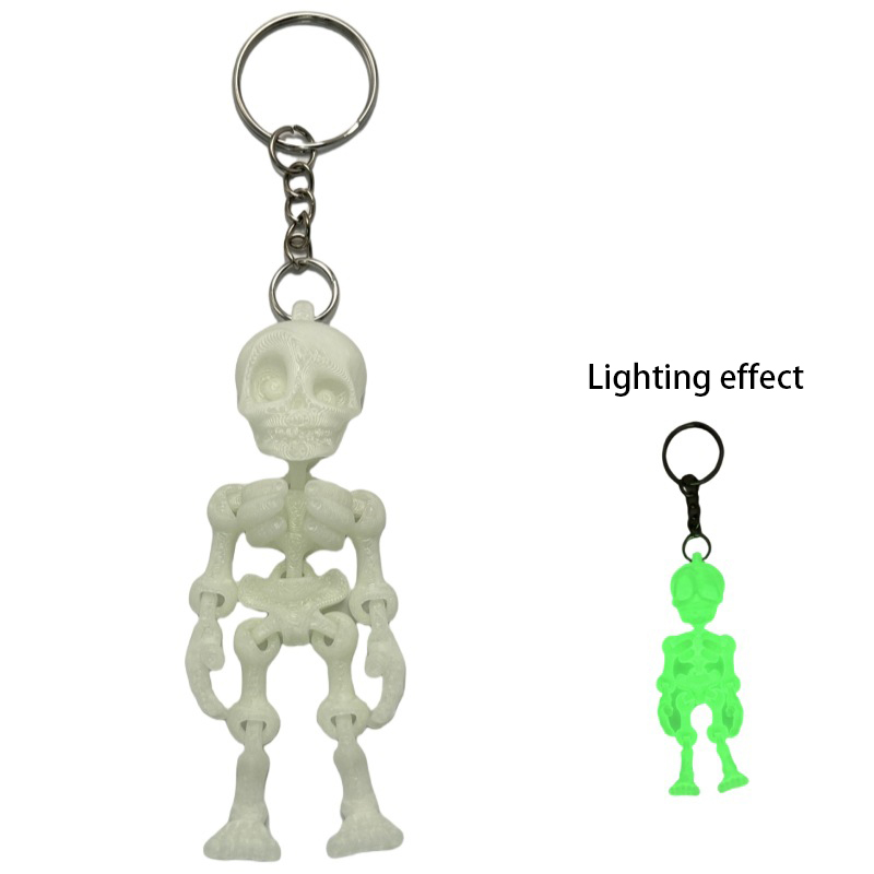 3D Printing Stainless Steel - Toys Skeleton Keychain Safe Plastic Skeleton