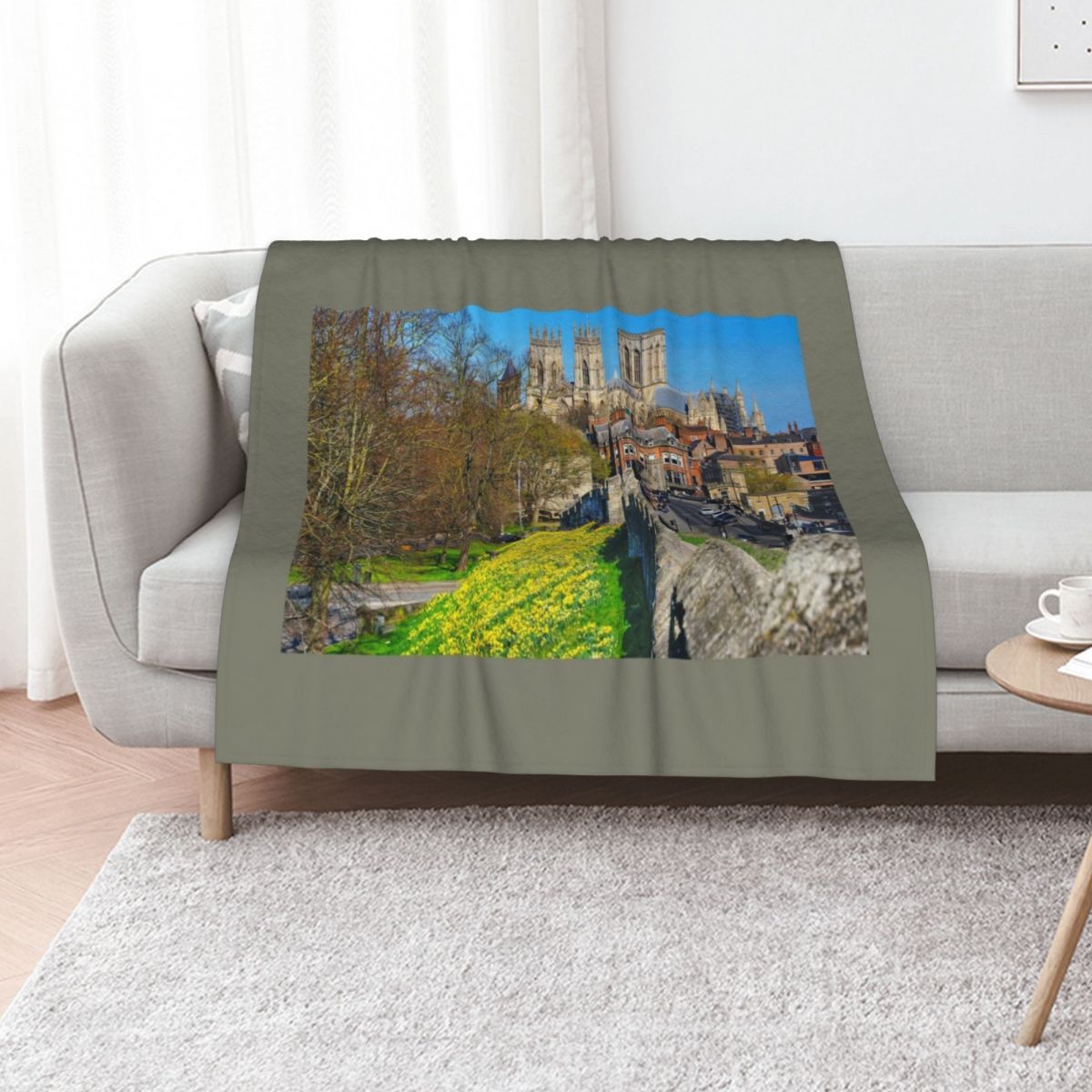 3D Printing York - York Minster Throw Blanket Soft Sherpa