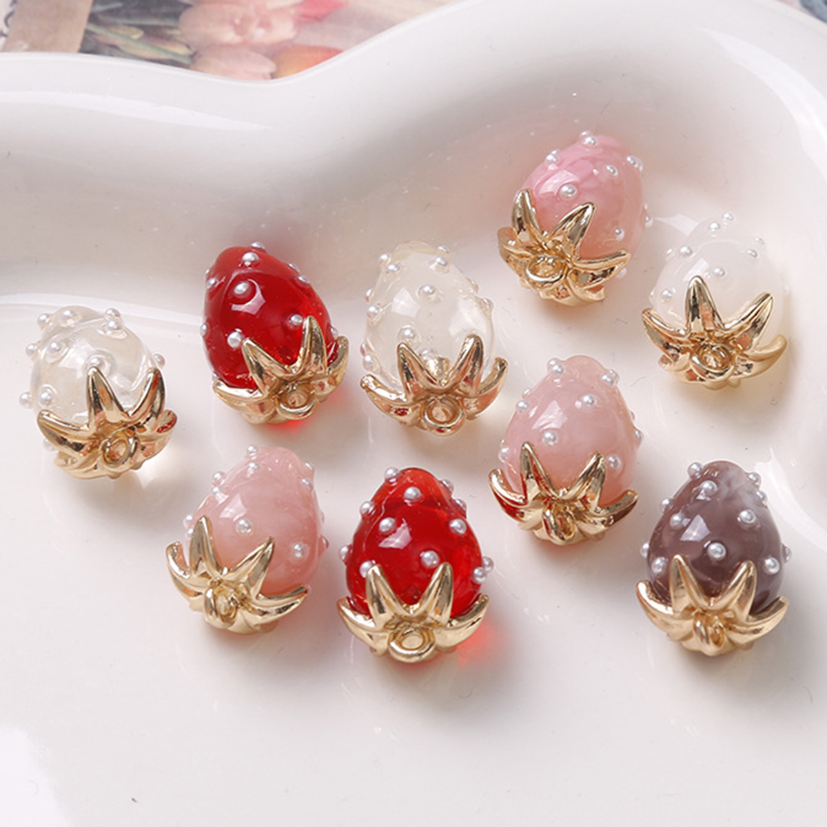 3D Print Isopropyl Alcohol - 2Pcs Color Print 3D Cartoon Strawberry
