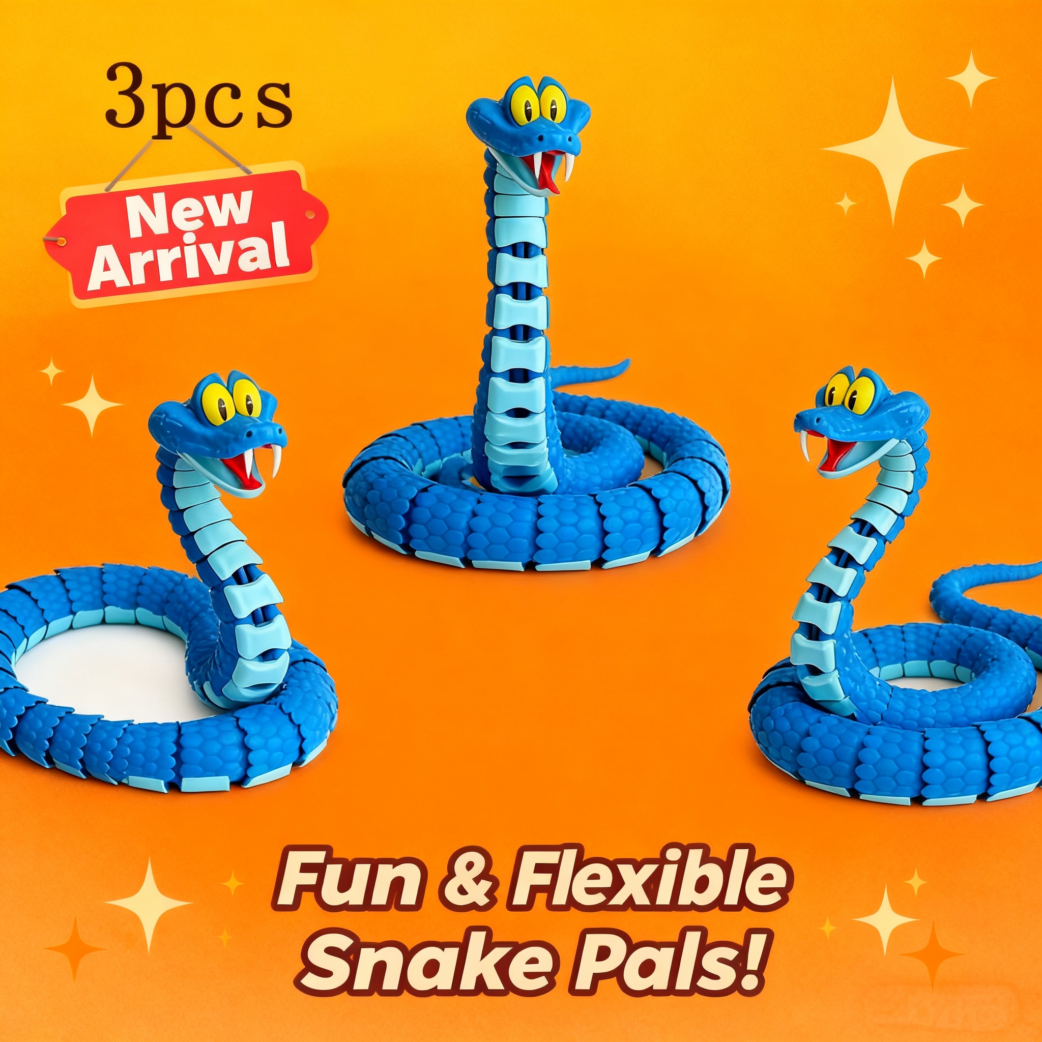 3D Printing Figure - Zootopia 3D Printed Gareth Snake Joint