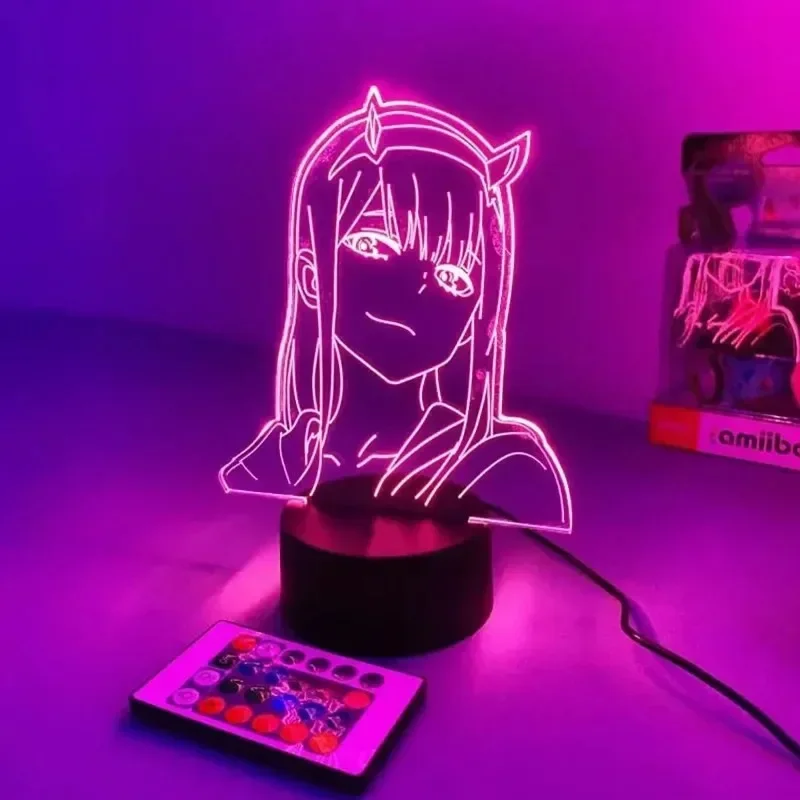 Zero Two Anime Night Light Act - 3D Printing Figure 리뷰 및 가격