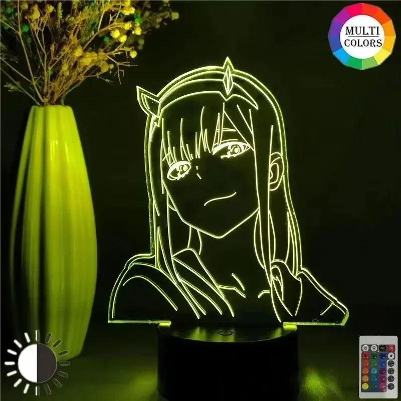 Zero Two Anime Night Light Act - 3D Printing Figure 리뷰 및 가격