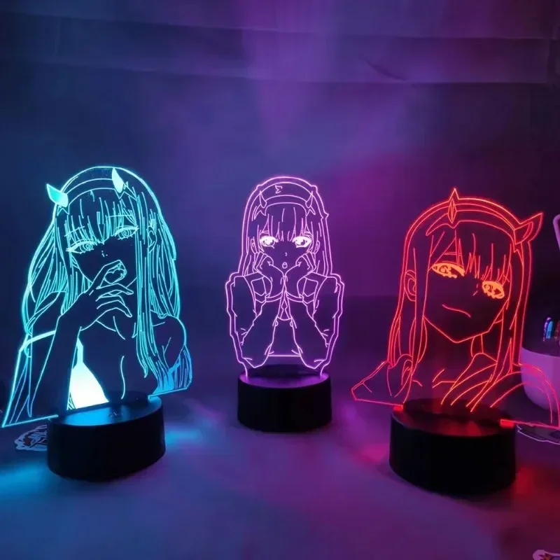 Zero Two Anime Night Light Act - 3D Printing Figure 리뷰 및 가격