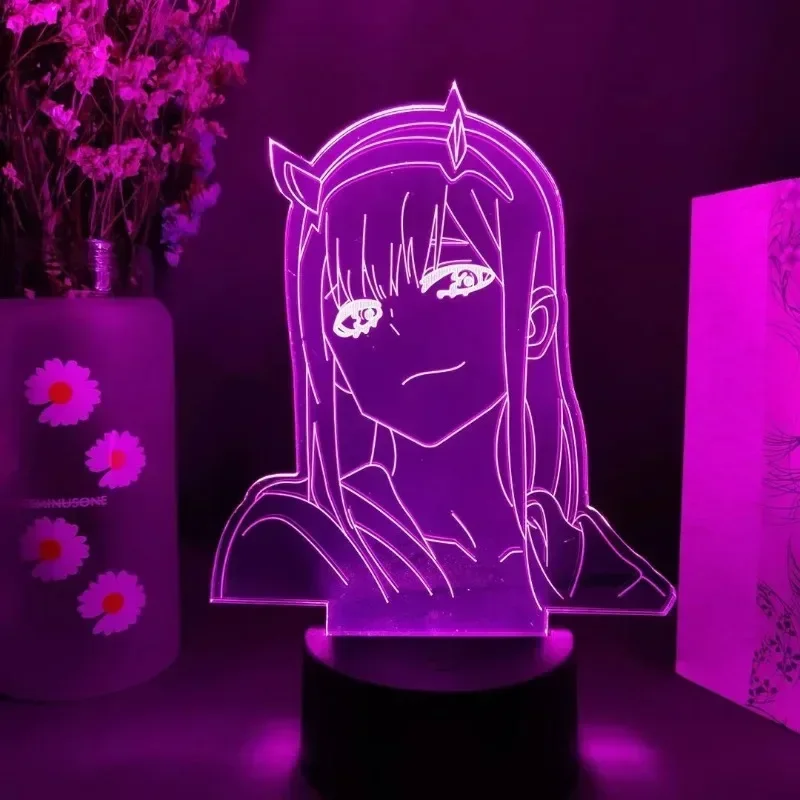 Zero Two Anime Night Light Act - 3D Printing Figure 리뷰 및 가격