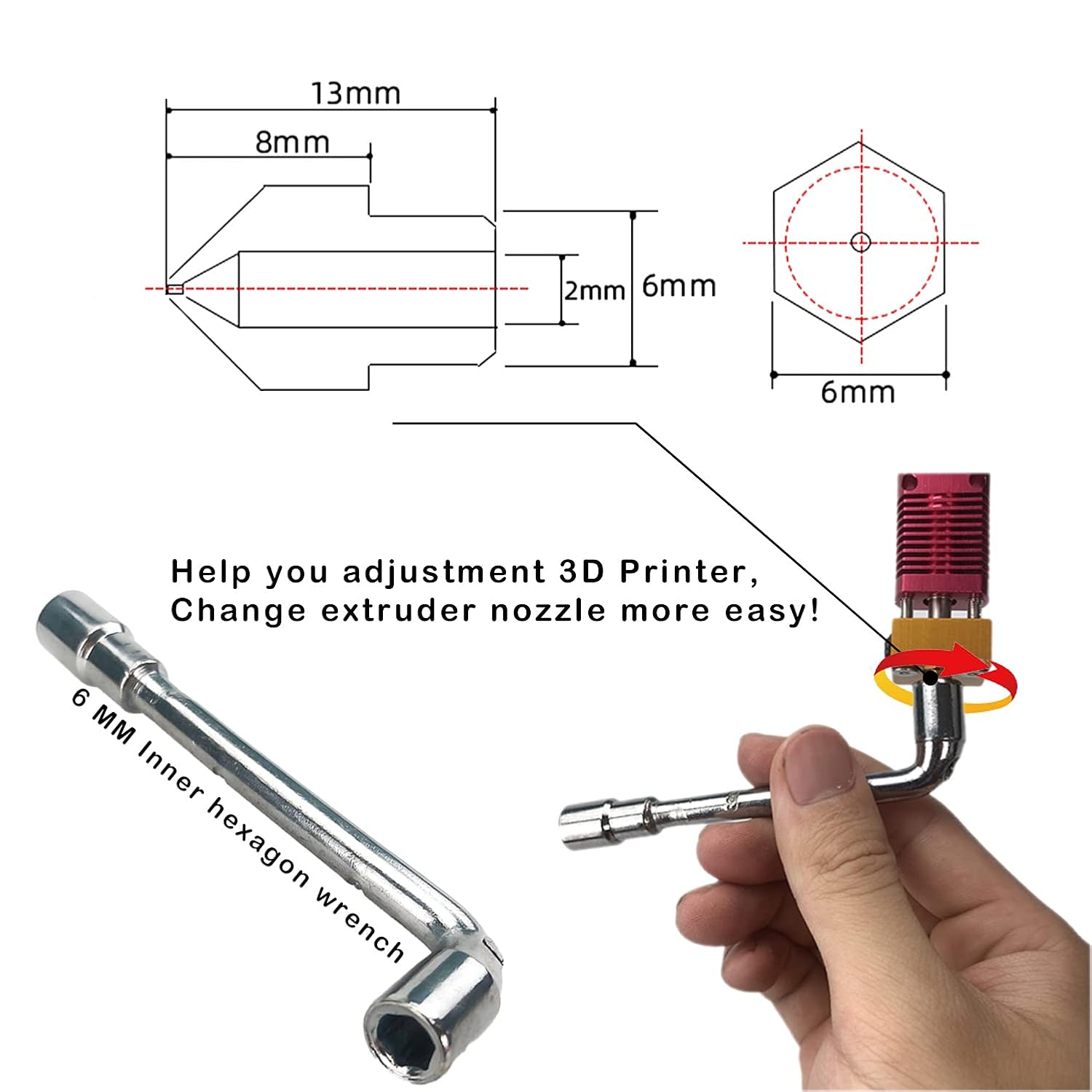 CREALITY 20 Pcs MK8 Brass Nozz - 3D Printing News 리뷰 및 가격
