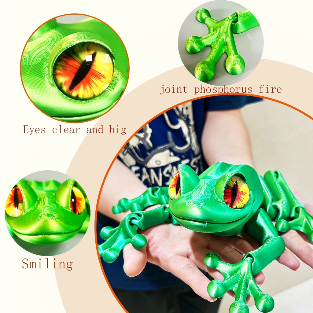 3D Printed Frog Statue, Flexib - 3D Printing Mockup 리뷰 및 가격