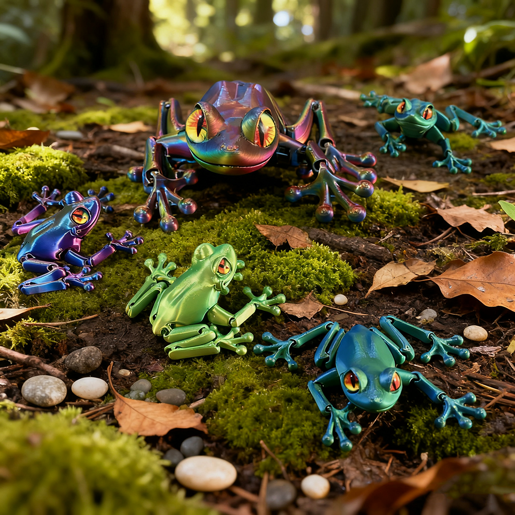 3D Printed Frog Statue, Flexib - 3D Printing Mockup 리뷰 및 가격