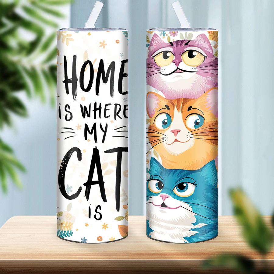 20oz 3D Print Cute Cat Tumbler - 3D Printing Stainless Steel 리뷰 및 가격