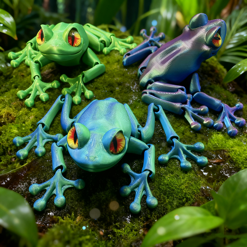 3D Printed Frog Statue, Flexib - 3D Printing Mockup 리뷰 및 가격