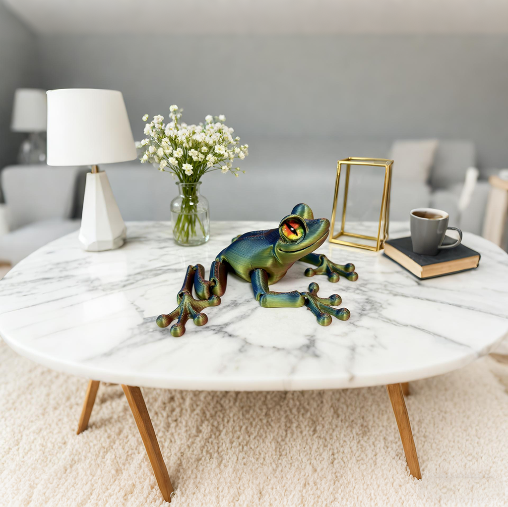 3D Printed Frog Statue, Flexib - 3D Printing Mockup 리뷰 및 가격