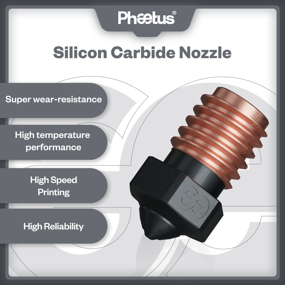 Phaetus Silicon Carbide V6 Noz - 3D Printing News 리뷰 및 가격