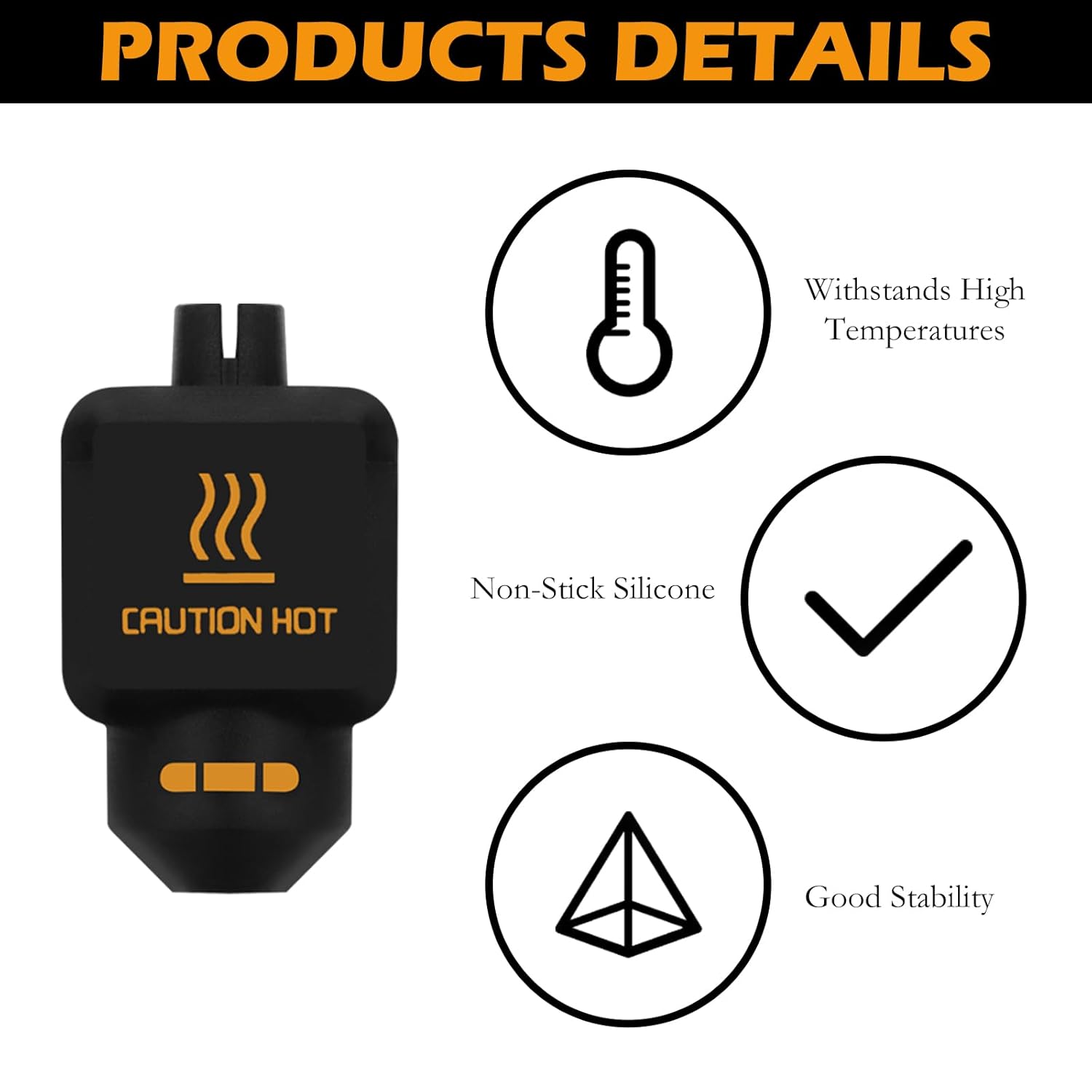 10Pcs Black Silicone Sock for  - 3D Printing Nozzle 리뷰 및 가격