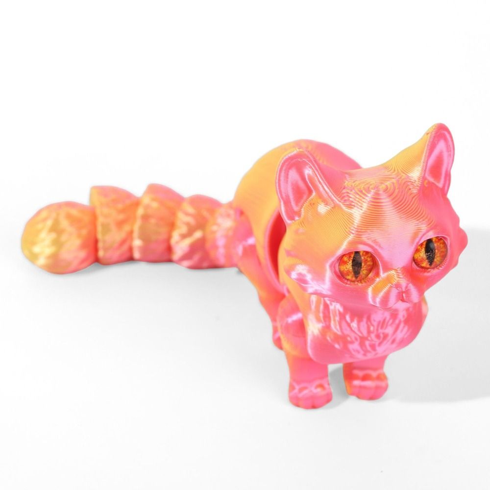 Big Eyes 3D Printed Cat Model  - 3D Printing Figure 리뷰 및 가격