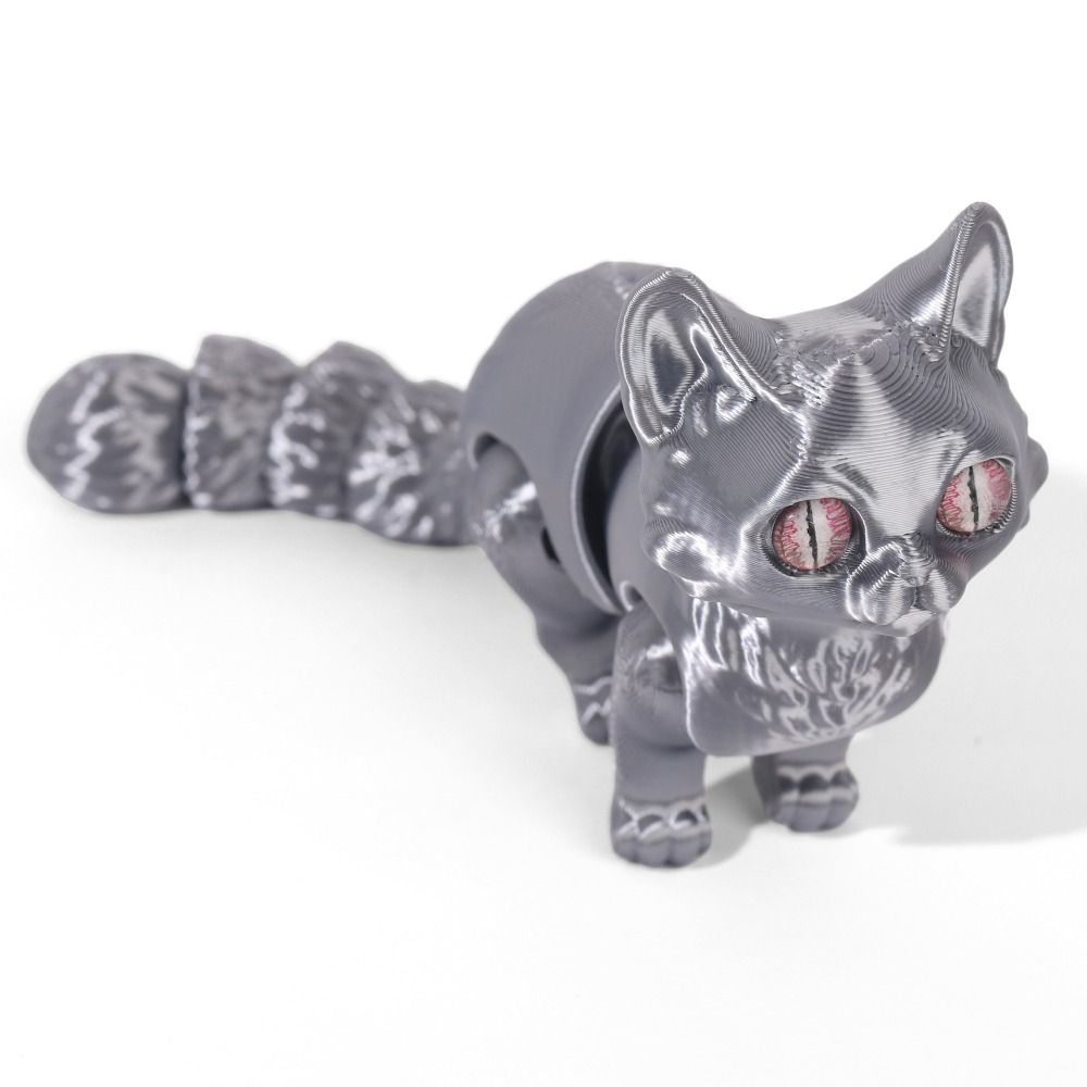 Big Eyes 3D Printed Cat Model  - 3D Printing Figure 리뷰 및 가격