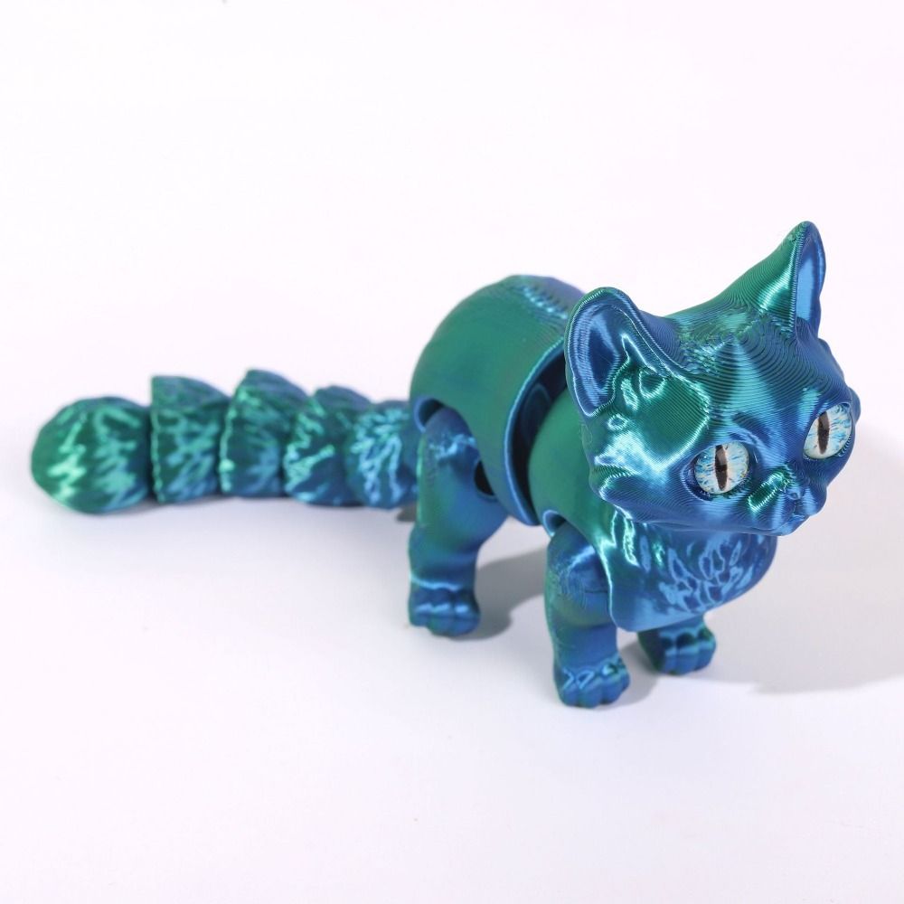 Big Eyes 3D Printed Cat Model  - 3D Printing Figure 리뷰 및 가격