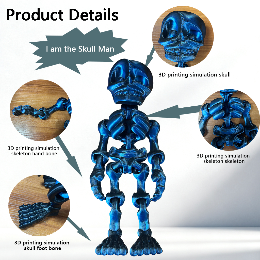 3D Printed Skull Man Statue, U - 3D Printing Mockup 리뷰 및 가격