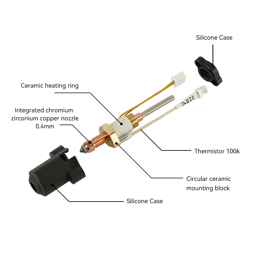 For Creality K1C/K1 Max Hotend - 3D Printing Creality 리뷰 및 가격