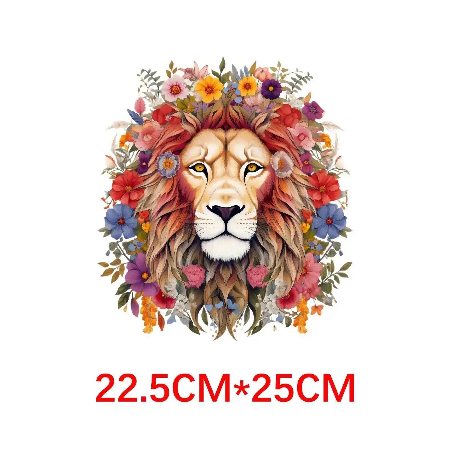 25cm Lion Tiger Flower Animal  - 3D Printing Vinyl 리뷰 및 가격