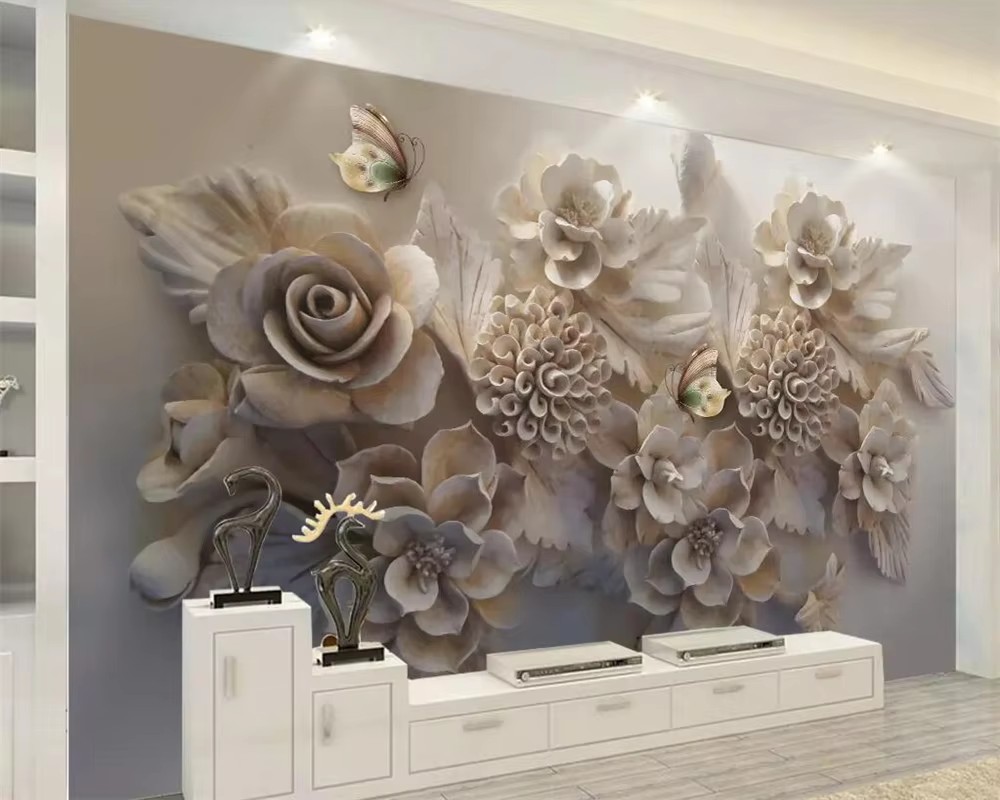 Custom size mural 3d Wallpaper - 3D Printing Heat Resistant Material 리뷰 및 가격