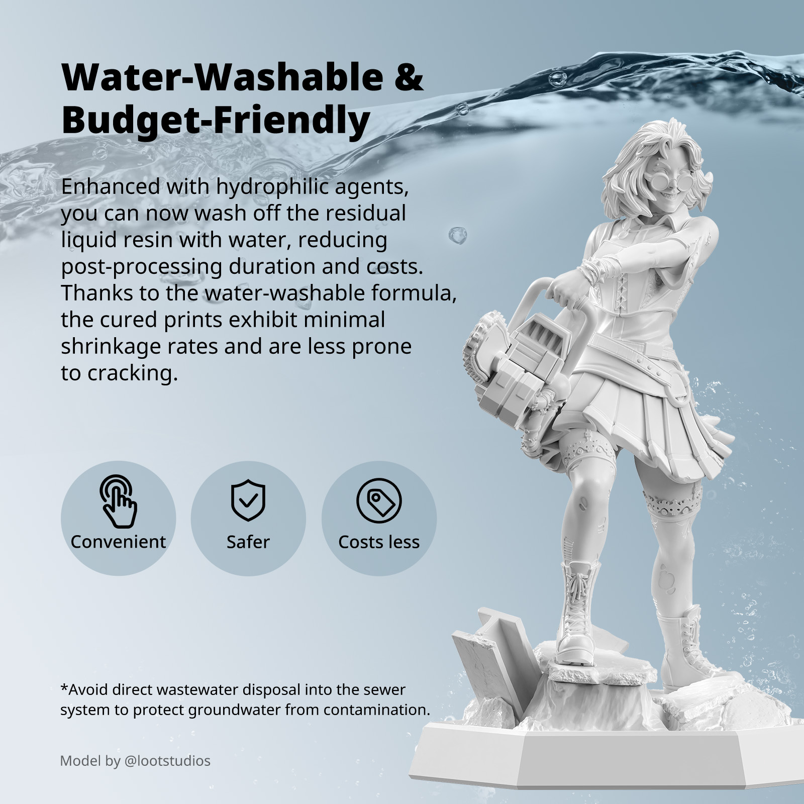 ANYCUBIC Water-Washable Like A - 3D Printing Vinyl 리뷰 및 가격