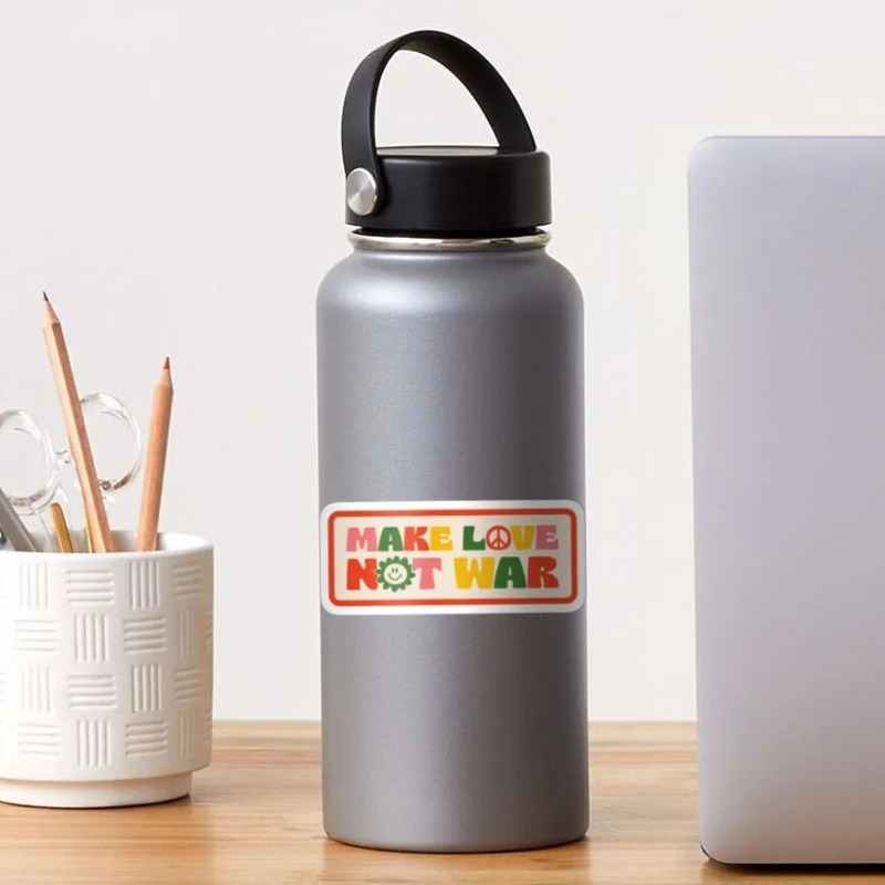 Make Love Not War Stickers for - 3D Printing Vinyl 리뷰 및 가격
