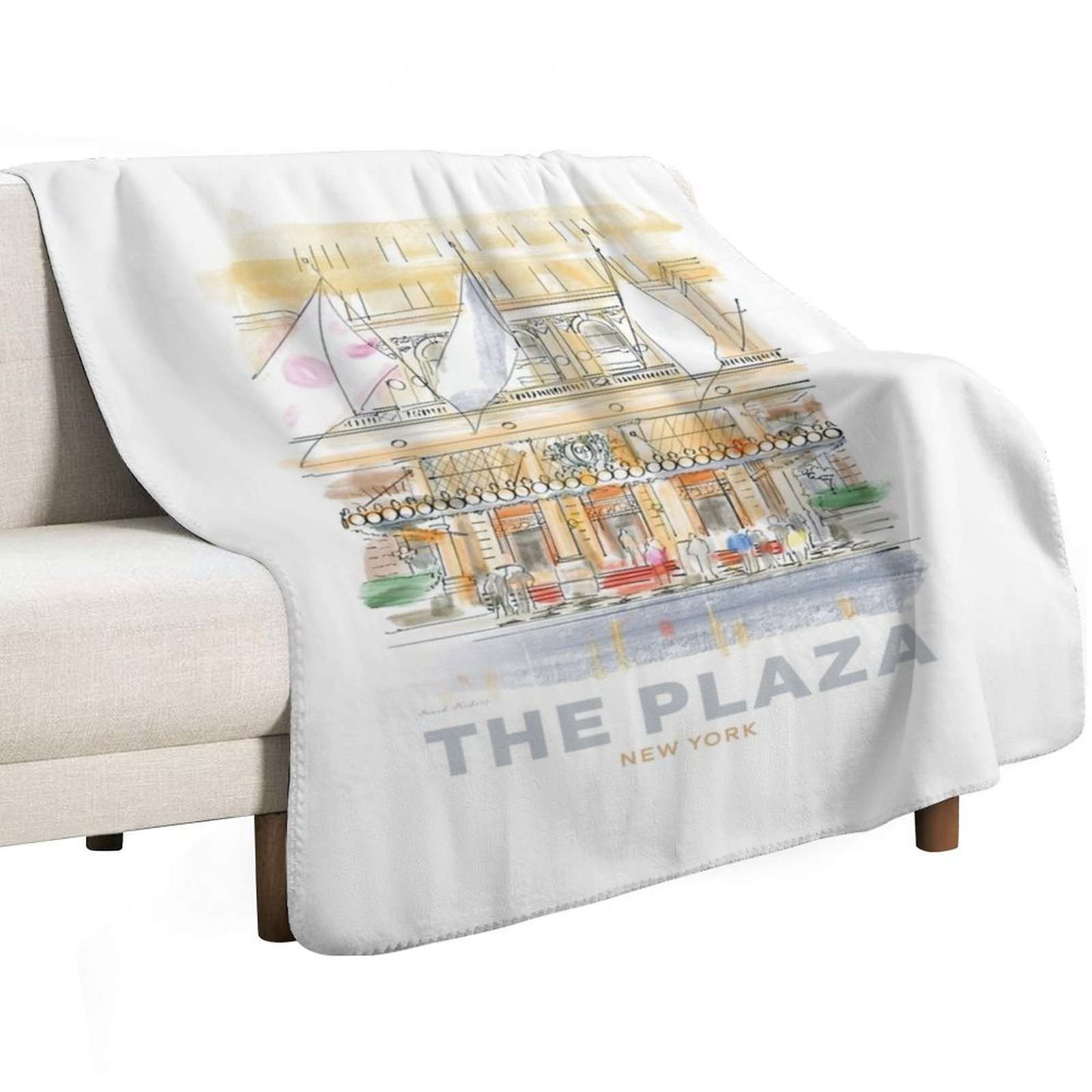 The Plaza Hotel New York Throw - 3D Printing York 리뷰 및 가격