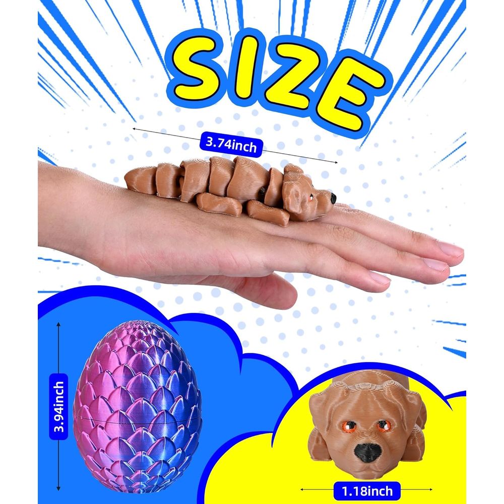 GemmiCho 3Pcs 3D Printed Dog w - 3D Printing Vinyl 리뷰 및 가격