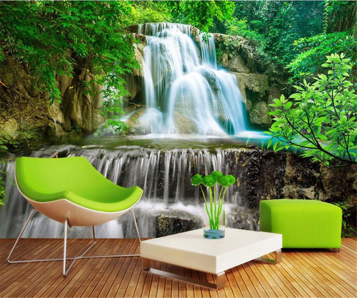 Custom Waterfall Mural 3D Self - 3D Printing Heat Resistant Material 리뷰 및 가격