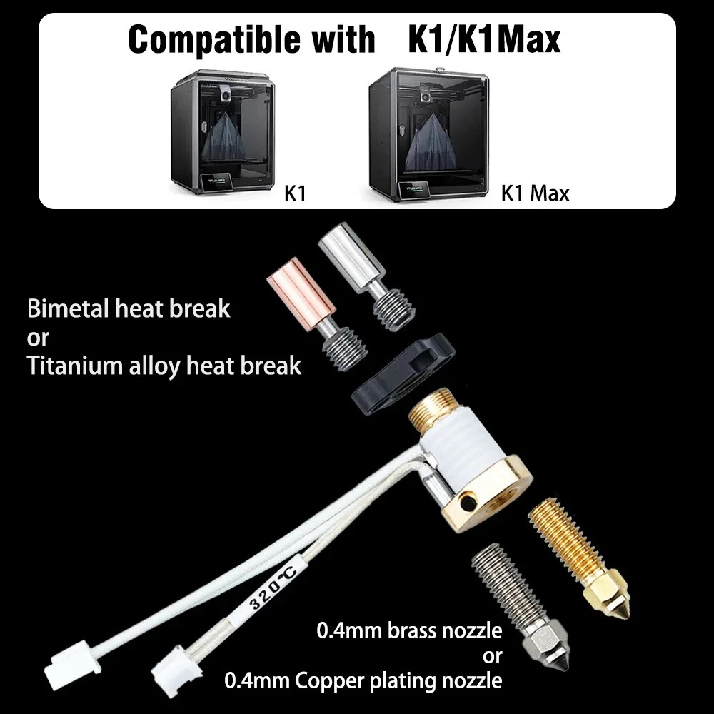 Upgrade Creality K1 Ceramic He - 3D Printing Creality 리뷰 및 가격