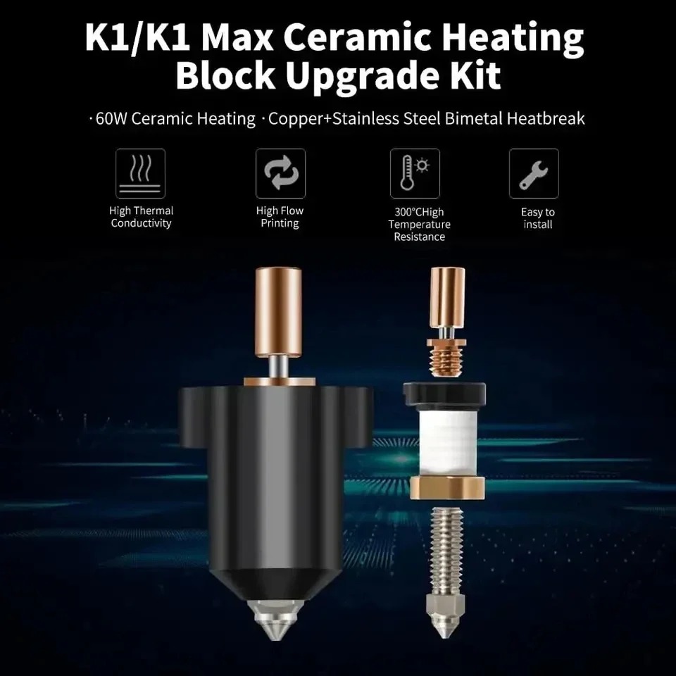 Upgrade Creality K1 Ceramic He - 3D Printing Creality 리뷰 및 가격