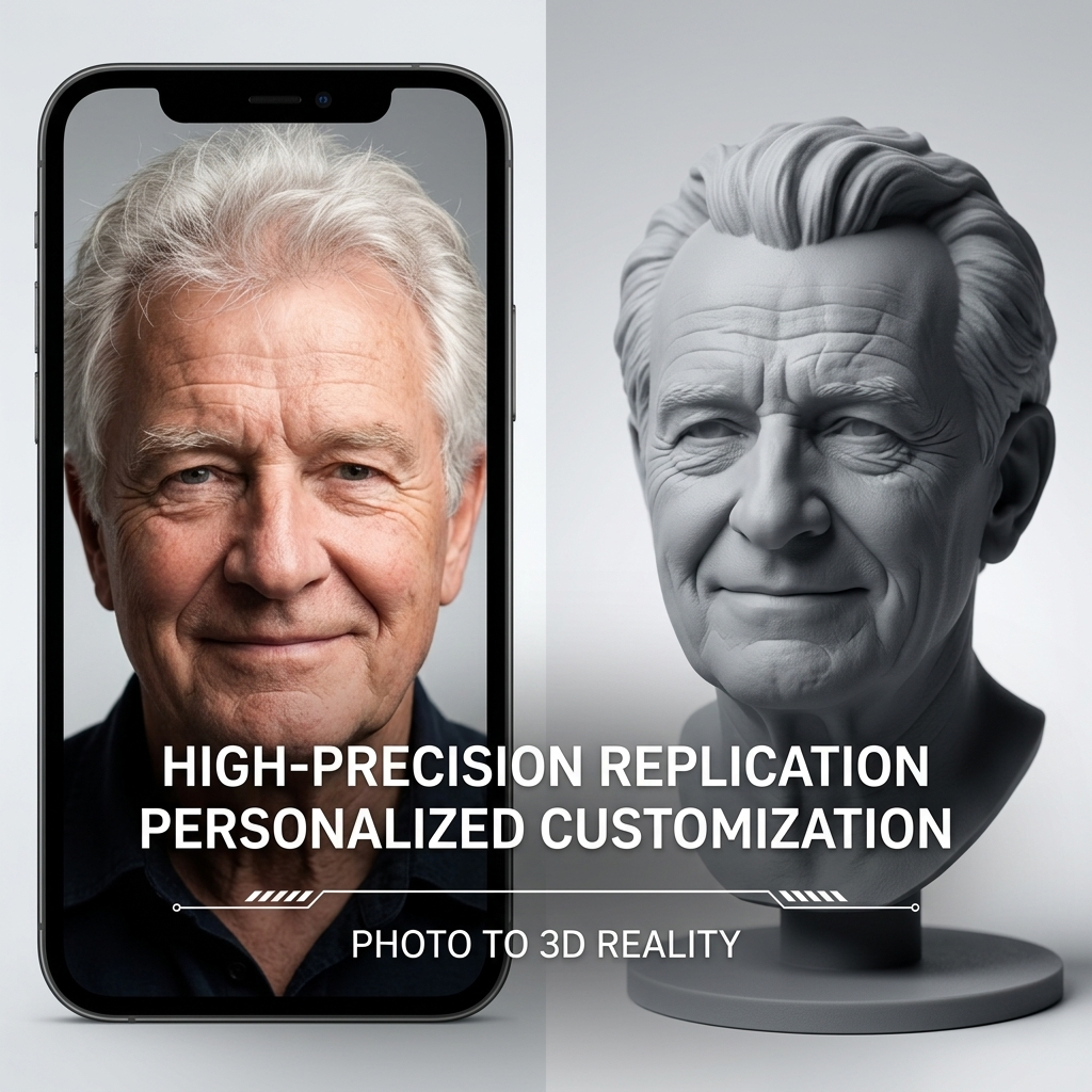 Personalized 3D Printed Bust F - 3D Printing Apps 리뷰 및 가격