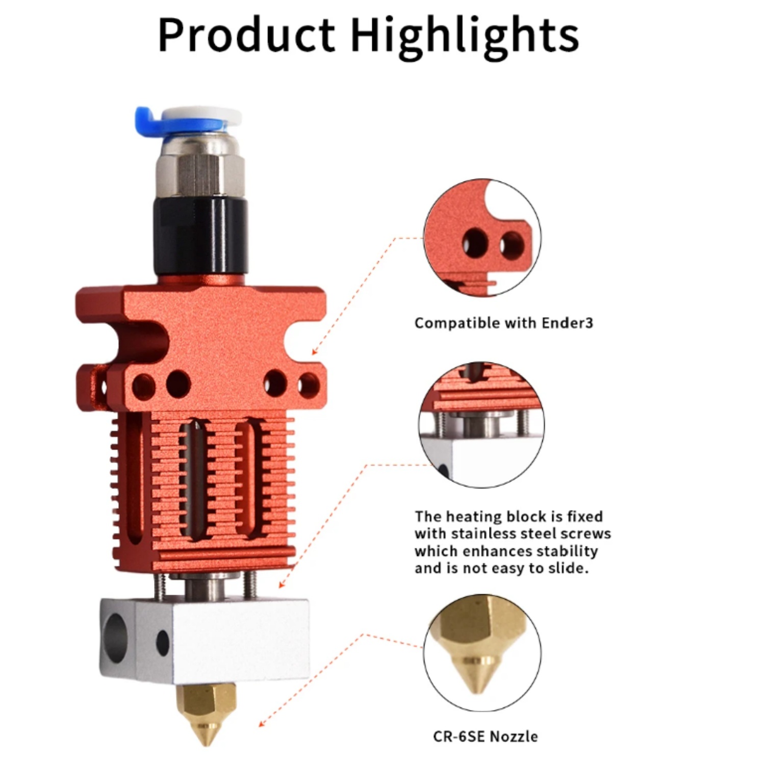 Creality CR-6 SE Hotend Kit, A - 3D Printing News 리뷰 및 가격