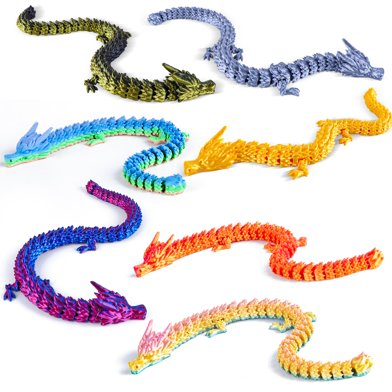 1pc Articulated Dragon Figurin - 3D Printing Mockup 리뷰 및 가격