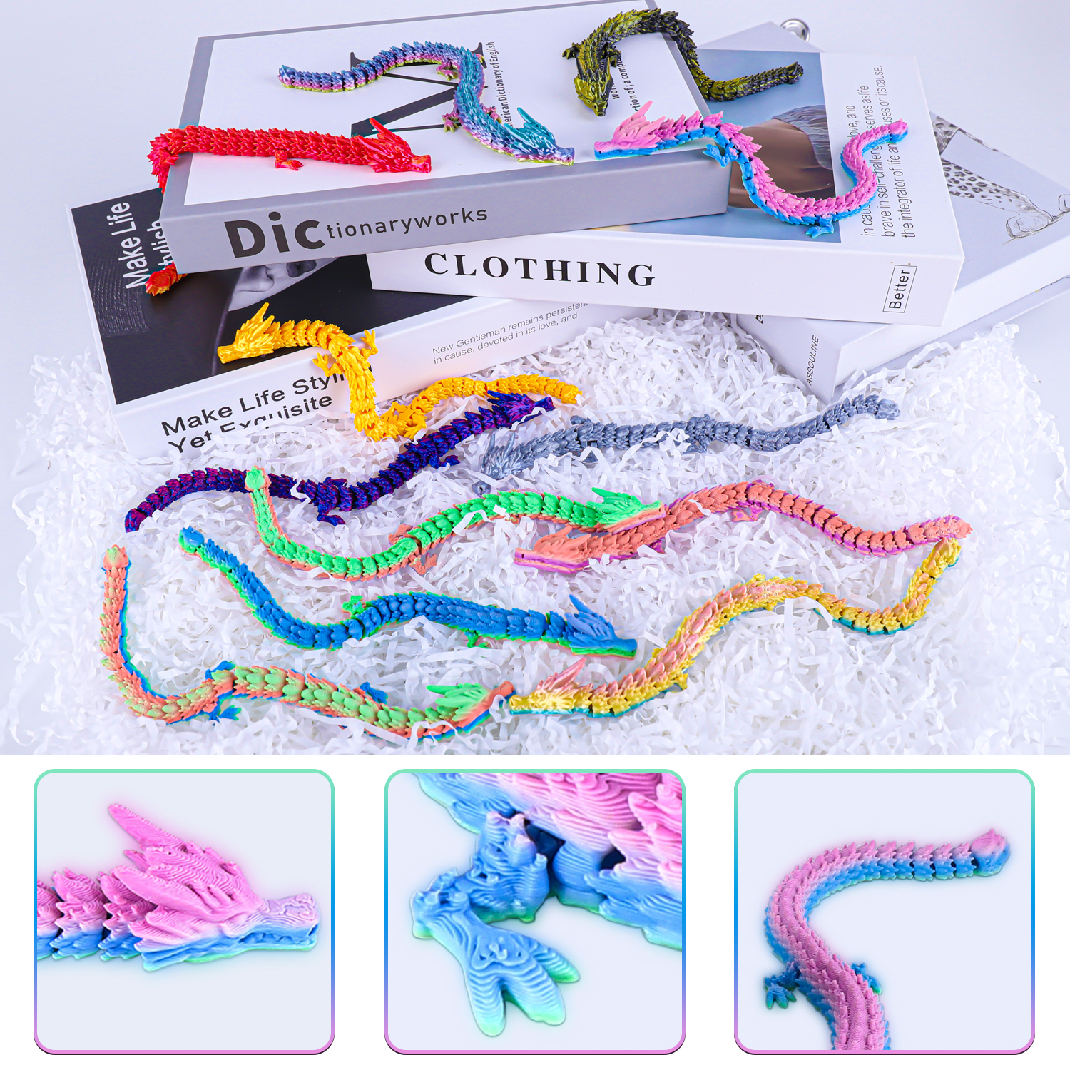1pc Articulated Dragon Figurin - 3D Printing Mockup 리뷰 및 가격
