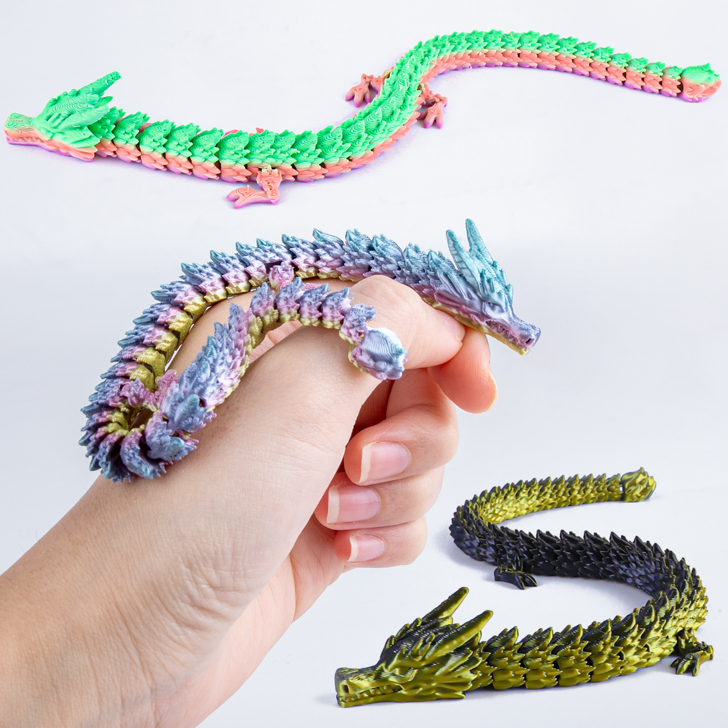 1pc Articulated Dragon Figurin - 3D Printing Mockup 리뷰 및 가격