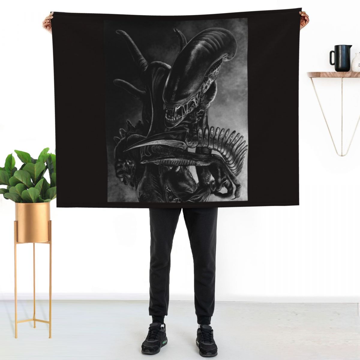 Xenomorph Throw Blanket Luxuri - 3D Printing Xenomorph 리뷰 및 가격