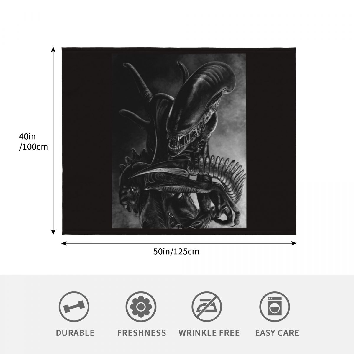 Xenomorph Throw Blanket Luxuri - 3D Printing Xenomorph 리뷰 및 가격