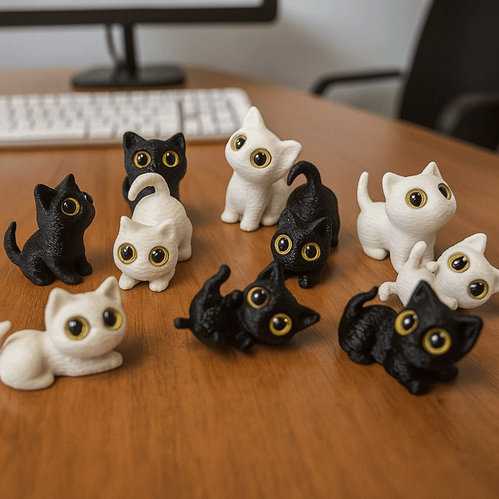 PLA Halloween Cat Anime Figure - 3D Printing Apps 리뷰 및 가격