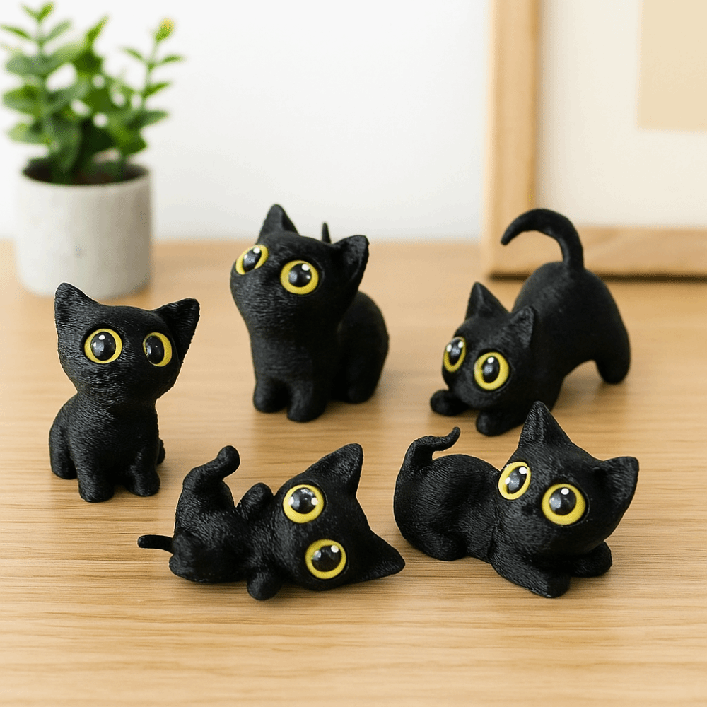 PLA Halloween Cat Anime Figure - 3D Printing Apps 리뷰 및 가격