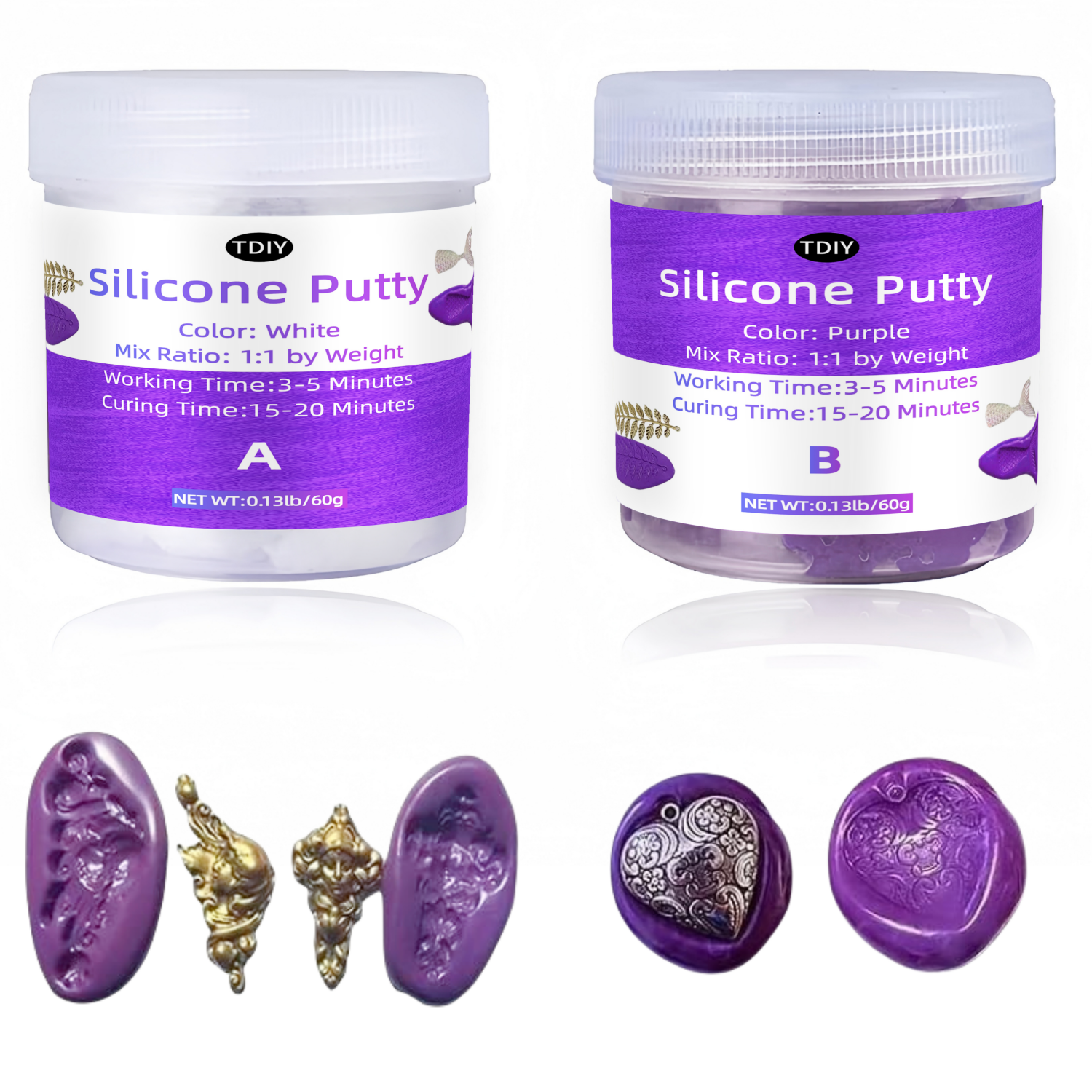 Purple Silicone Mold Putty Saf - 3D Print Isopropyl Alcohol 리뷰 및 가격