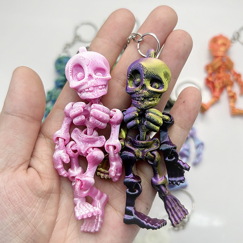 Toys Skeleton Keychain Safe Pl - 3D Printing Stainless Steel 리뷰 및 가격