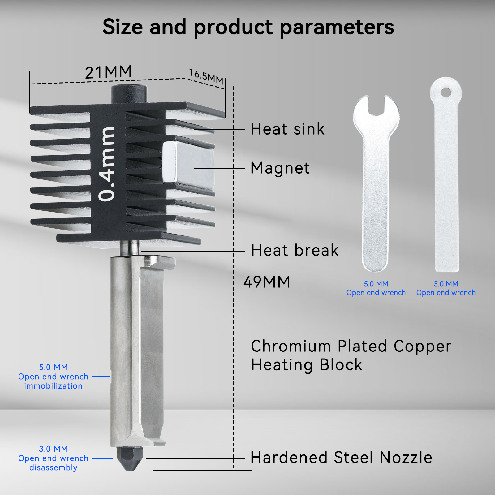 For Bambu Lab A2L Upgraded Har - 3D Printing Nozzle 리뷰 및 가격