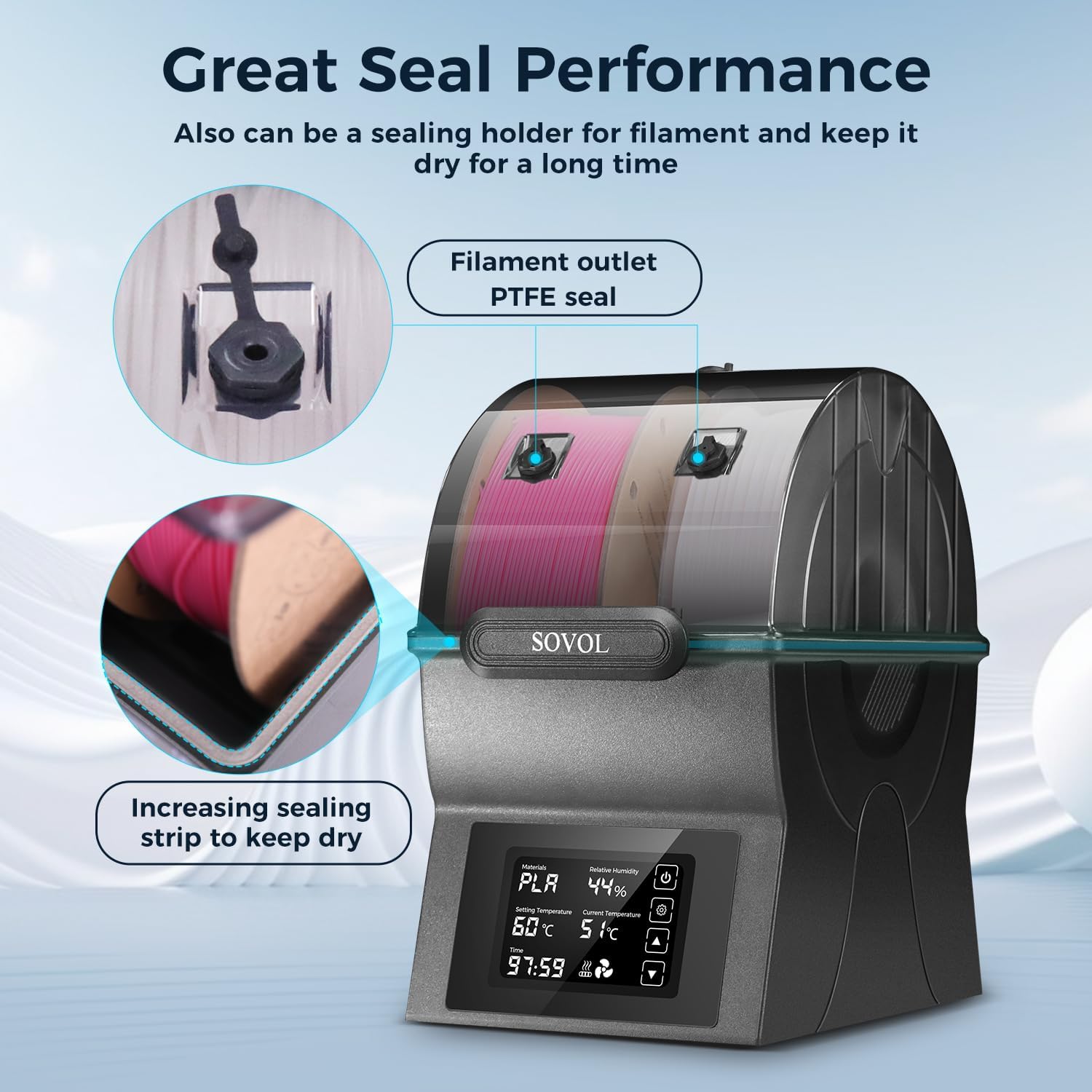 Sovol Filament Dryer SH02 Dry  - 3D Printing Cnc 리뷰 및 가격